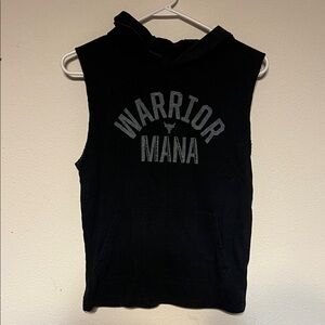 Under Armour Black Sleeveless Project Rock Hoodie